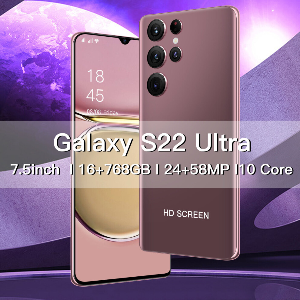 (Red, 512GB) Smartphone Galaxy S22 Ultra dual card unlock Generic 