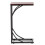 Narrow Sofa Side Table C-Shaped Coffee End Table Laptop Desk Any Room 12