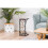 Narrow Sofa Side Table C-Shaped Coffee End Table Laptop Desk Any Room 7