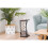 Narrow Sofa Side Table C-Shaped Coffee End Table Laptop Desk Any Room 8