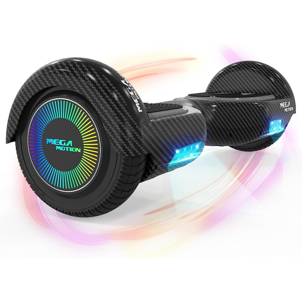 MEGA MOTION Hoverboards with Bluetooth Speaker and LED Lights for Kids