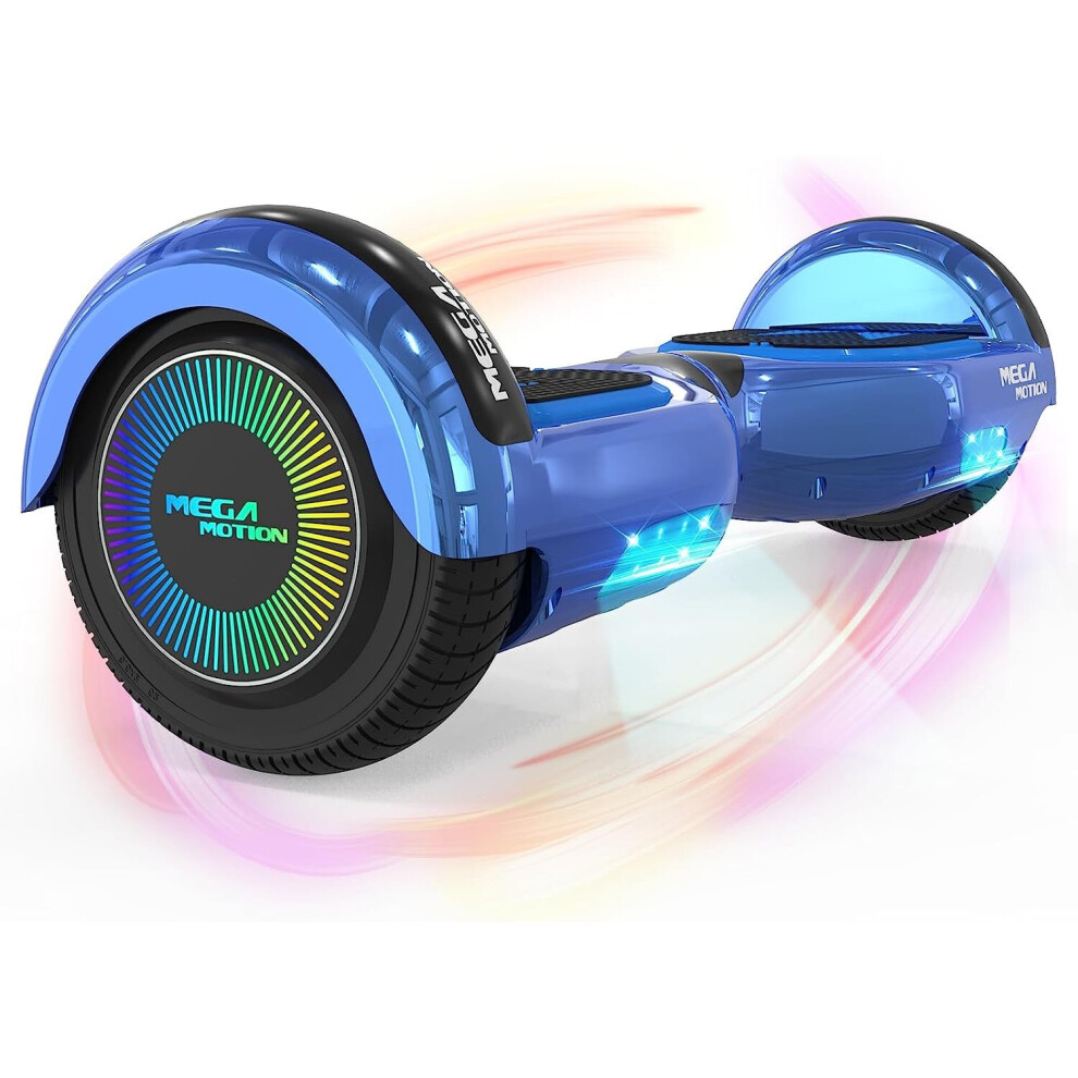 MEGA MOTION Hoverboards with Bluetooth Speaker and LED Lights Gift for Kids