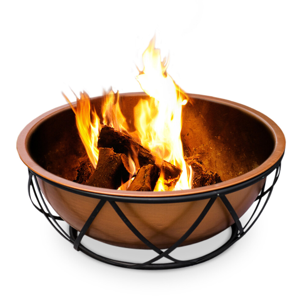 26" Volida Outdoor Fire Pit with BBQ Grill