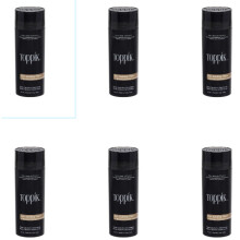 (LIGHT BROWN) Toppik Hair Building Fibres |27.5g (pack of 6)