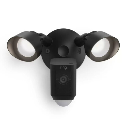 Ring Floodlight Cam Plus Wired with Chime Pro 1