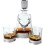 600ml REGAL STAG MEDIUM PEWTER DECANTER 4