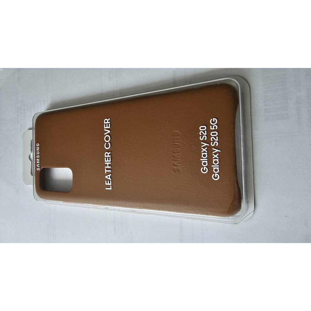 Samsung Galaxy s20 ,S20-5g leather case cover brown