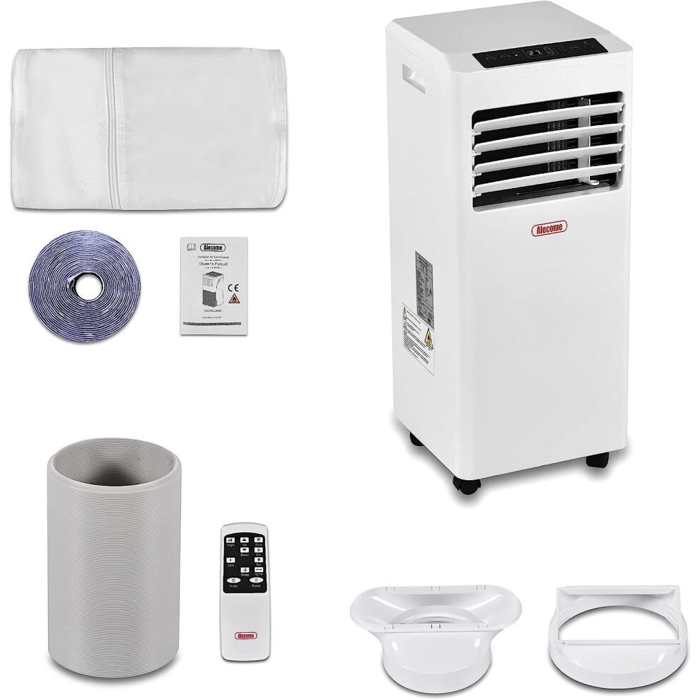 Alecome 8000 Btu Portable 4-In-1 Air Conditioner With Remote - Efficient Cooling, Dehumidifier, Fan & Sleep Timer