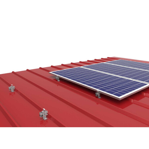 Lowenergie Solar Panel Roof Mounting Bracket Set Short Rails for 4 Panels 2