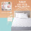 (King) Extra Deep Mattress Protectors Single Double King Quilted Fitted Bed Cover 7