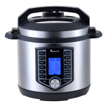 Stainless Steel 12-in-1 Multi-Cooker 1500W 6 Litre Black