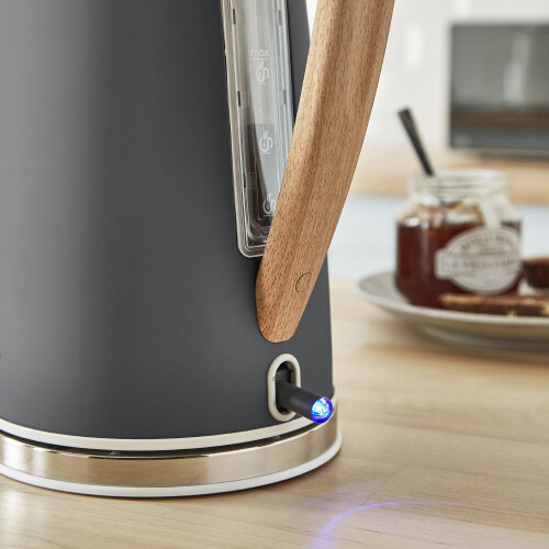 Swan Swan Nordic Grey Kettle 2 Slice Toaster & Kitchen Accessories Set 1