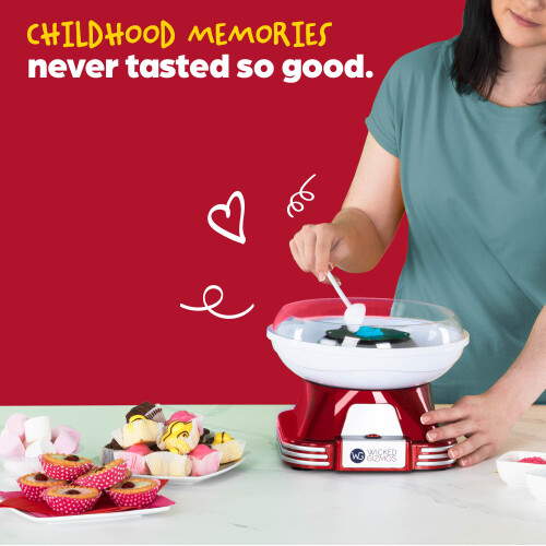 WICKED GIZMOS Professional Cotton Candy Floss Maker Machine 1