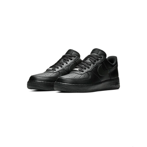 Nike (UK9) Nike Air Force 1 '07 Low Black Women Men Air Force One AF1 1S