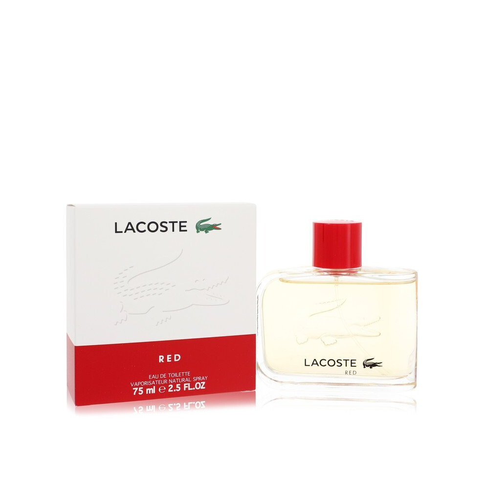 Lacoste Red Style In Play by Lacoste Eau De Toilette Spray (New Packaging) 2.5 oz