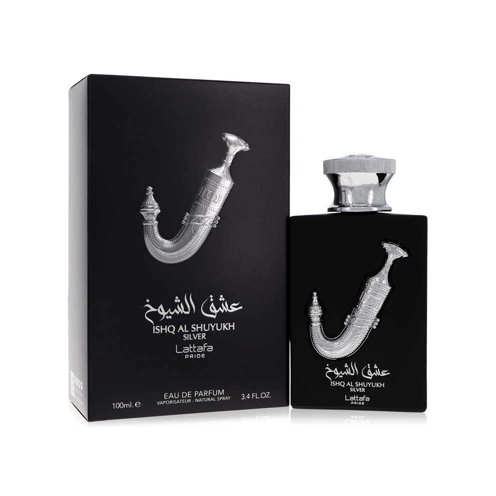 Lattafa Pride Ishq Al Shuyukh Silver by Lattafa Eau De Parfum Spray (Unisex) 3.4 oz