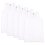 (M, White) Mens Soft 100% Cotton Pack Of 5 Undershirt Vests 1
