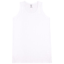 (S, White) Mens Vests Soft 100% Combed Cotton Undershirt Vest
