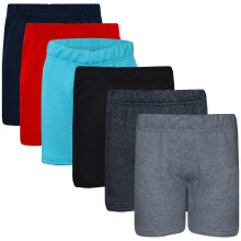 (7-8 Years, 6 Pack) Girls Boys Shorts Chino Shorts Pant Age 5-13