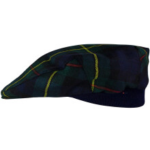 Mens Tartan Flat Cap MacEwan Modern Tartan Plaid Design Mens and Womens One size Elasticated Band Comfort Fit Scottish Made