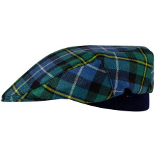 Mens Tartan Flat Cap MacNeil of Barra Ancient Tartan Plaid Design Mens and Womens One size Elasticated Band Comfort Fit Scottish Made