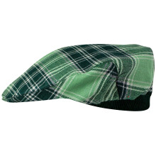 Mens Tartan Flat Cap MacDonald Lord Of The Isles Hunting Ancient Tartan Plaid Design Mens Womens One size Elasticated Band Comfort Fit Scottish Made