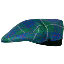 Mens Tartan Flat Cap MacIntyre Hunting Ancient Tartan Plaid Design Mens and Womens One size Elasticated Band Comfort Fit Scottish Made