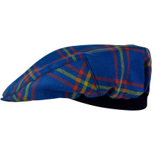 Mens Tartan Flat Cap MacLaine of Lochbuie Ancient Tartan Plaid Design Mens and Womens One size Elasticated Band Comfort Fit Scottish Made