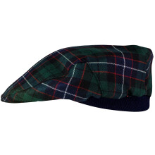 Mens Tartan Flat Cap Mitchell Modern Tartan Plaid Design Mens and Womens One size Elasticated Band Comfort Fit Scottish Made