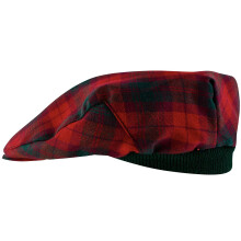 Mens Tartan Flat Cap MacNab Modern Tartan Plaid Design Mens and Womens One size Elasticated Band Comfort Fit Scottish Made