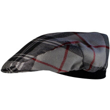 Mens Tartan Flat Cap Moffat Modern Tartan Plaid Design Mens and Womens One size Elasticated Band Comfort Fit Scottish Made
