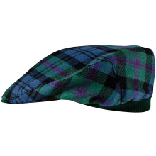 Mens Tartan Flat Cap Baird Ancient Tartan Plaid Design Mens and Womens One size Elasticated Band Comfort Fit Scottish Made