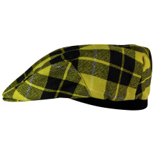 Mens Tartan Flat Cap Barclay Dress Modern Tartan Plaid Design Mens and Womens One size Elasticated Band Comfort Fit Scottish Made