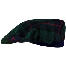 Mens Tartan Flat Cap Armstrong Modern Tartan Plaid Design Mens and Womens One size Elasticated Band Comfort Fit Scottish Made