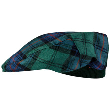Mens Tartan Flat Cap Armstrong Ancient Tartan Plaid Design Mens and Womens One size Elasticated Band Comfort Fit Scottish Made