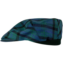 Mens Tartan Flat Cap Matheson Hunting Ancient Tartan Plaid Design Mens and Womens One size Elasticated Band Comfort Fit Scottish Made