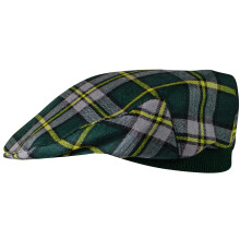 Mens Tartan Flat Cap Cape Breton Canadian Tartan Plaid Design Mens and Womens One size Elasticated Band Comfort Fit Scottish Made