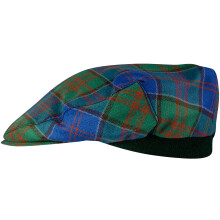 Mens Tartan Flat Cap Stewart of Appin Hunting Ancient Tartan Plaid Design Mens and Womens One size Elasticated Band Comfort Fit Scottish Made
