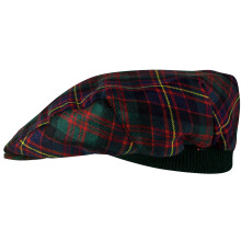 Mens Tartan Flat Cap Cameron of Erracht Modern Tartan Plaid Design Mens and Womens One size Elasticated Band Comfort Fit Scottish Made