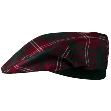 Mens Tartan Flat Cap Crawford Modern Tartan Plaid Design Mens and Womens One size Elasticated Band Comfort Fit Scottish Made