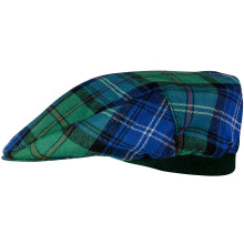 Mens Tartan Flat Cap Urquhart Ancient Tartan Plaid Design Mens and Womens One size Elasticated Band Comfort Fit Scottish Made
