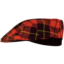 Mens Tartan Flat Cap Wallace Ancient Tartan Plaid Design Mens and Womens One size Elasticated Band Comfort Fit Scottish Made