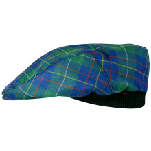 Mens Tartan Flat Cap Inglis Ancient Tartan Plaid Design Mens and Womens One size Elasticated Band Comfort Fit Scottish Made