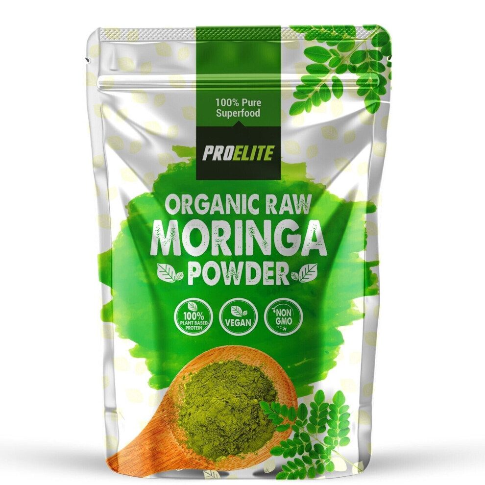 Proelite (1Kg) Organic Moringa Powder Oleifera Superleaf Raw Pure