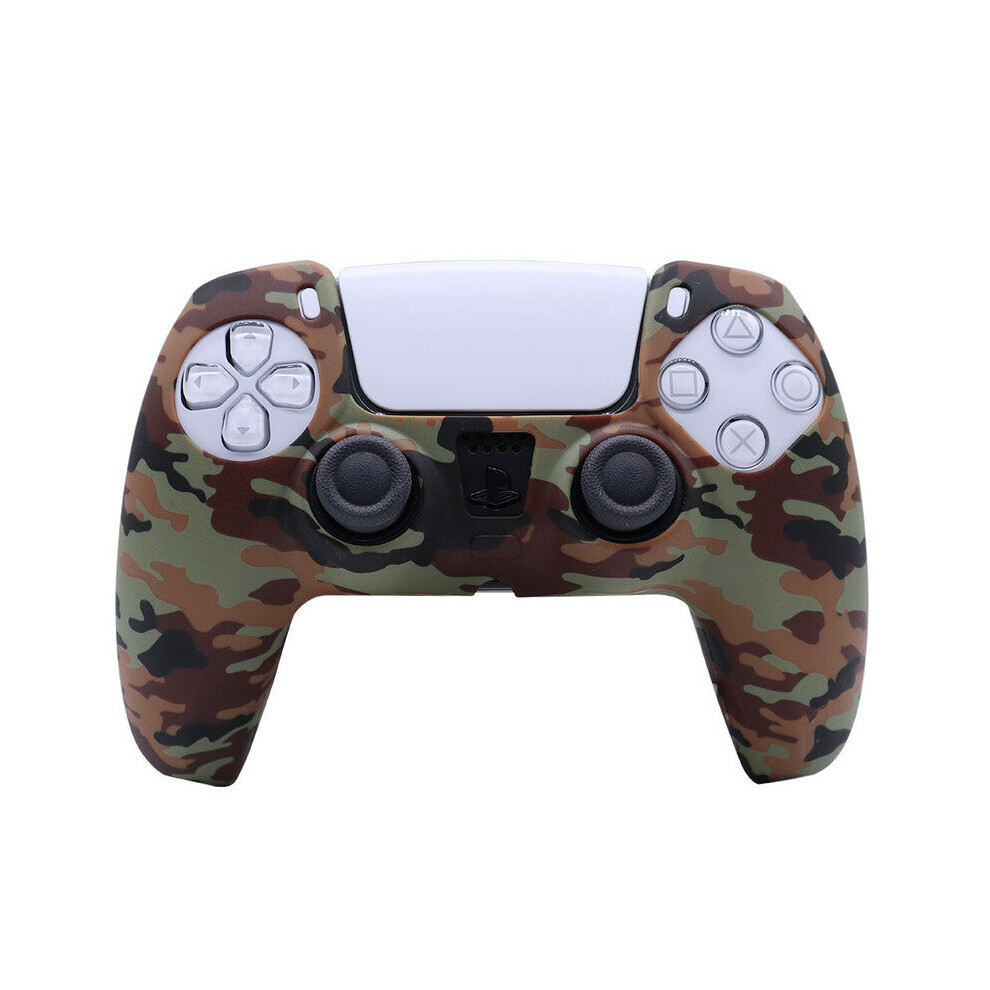 (style 8) Suitable for PS5 Silicone Case Gamepad Silicone Case Camouflage Protective Case PS5 Accessories