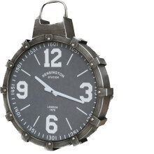 Wall Mounted Industrial Style Metal Wall Clock