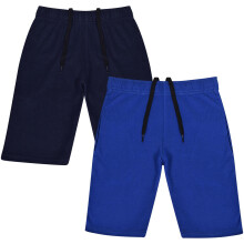 (13 Years, Navy/Royal 2 Pack) Kids Boys 100% Cotton Shorts Casual Chino Shorts