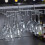 URBN-CHEF 2 x Under Shelf Hanging Metal Wine Glasses Rack Stemware Holder Rail 2