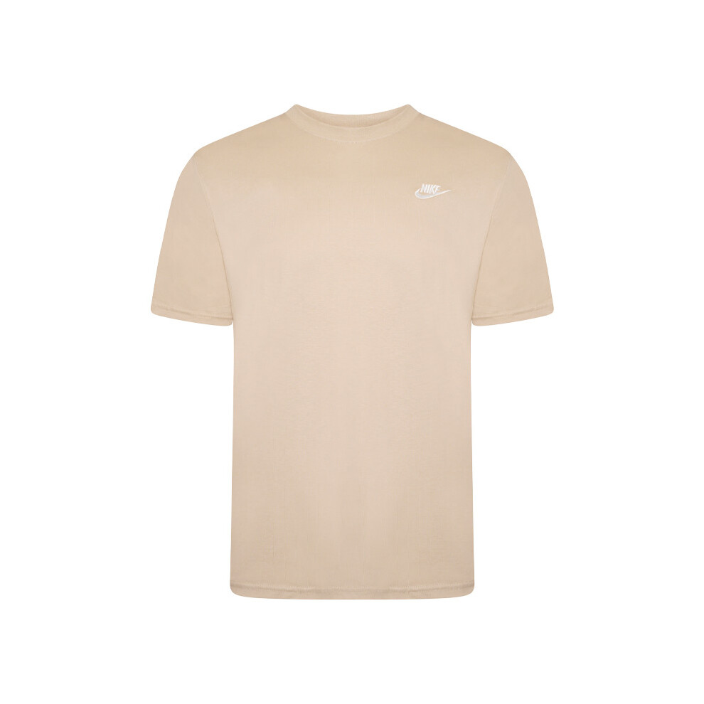 (2XL) Nike Swoosh Futura Men's T-Shirt Beige S-2XL