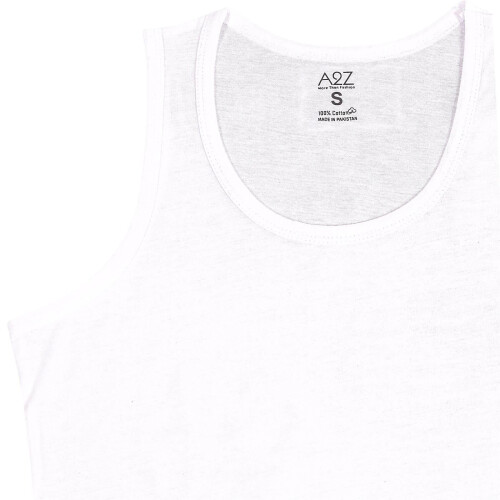 (M, White) Mens Soft 100% Cotton Pack Of 3 Undershirt Vests 1
